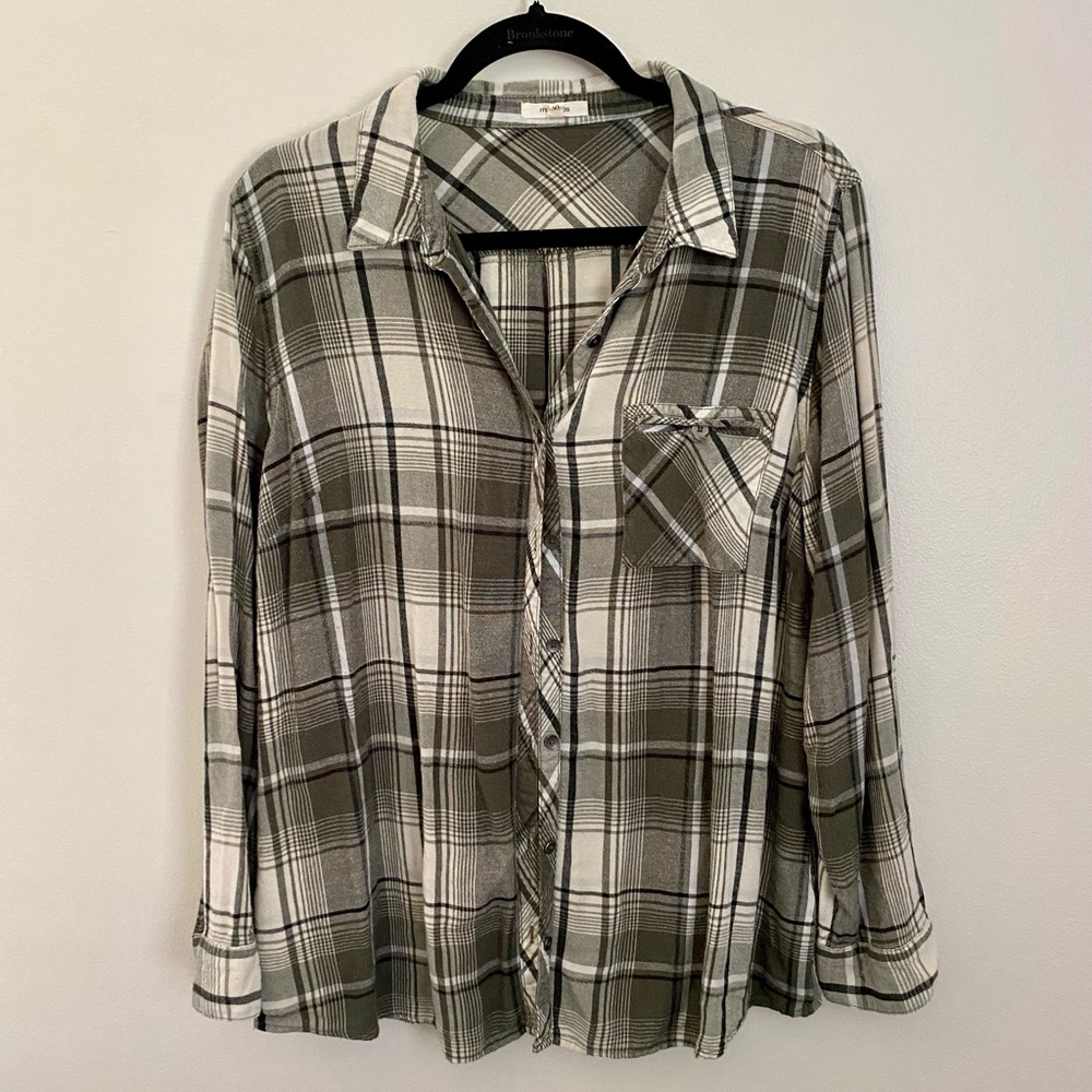 Maurice’s Casual Flannel Top